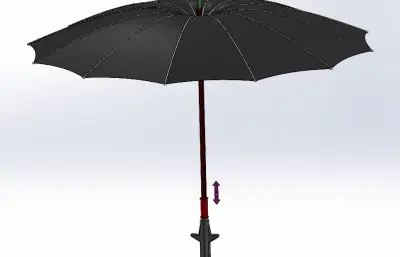 伞模型-雨伞2
