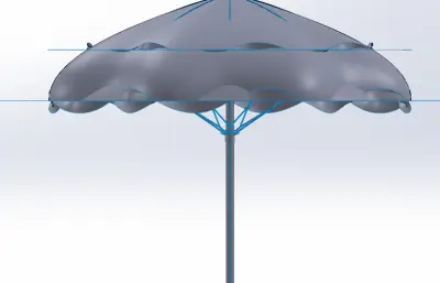 伞模型-雨伞7