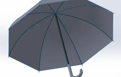 伞模型-雨伞21