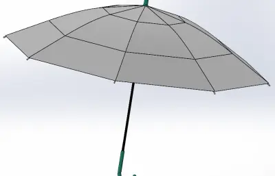 伞模型-雨伞17