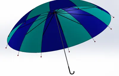 伞模型-雨伞6