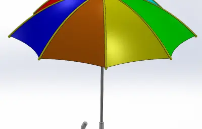 伞模型-雨伞13