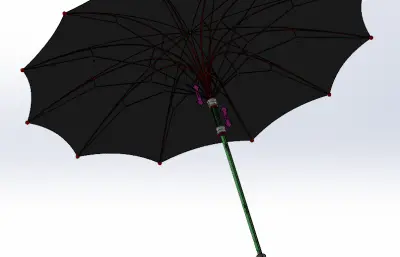 伞模型-雨伞19