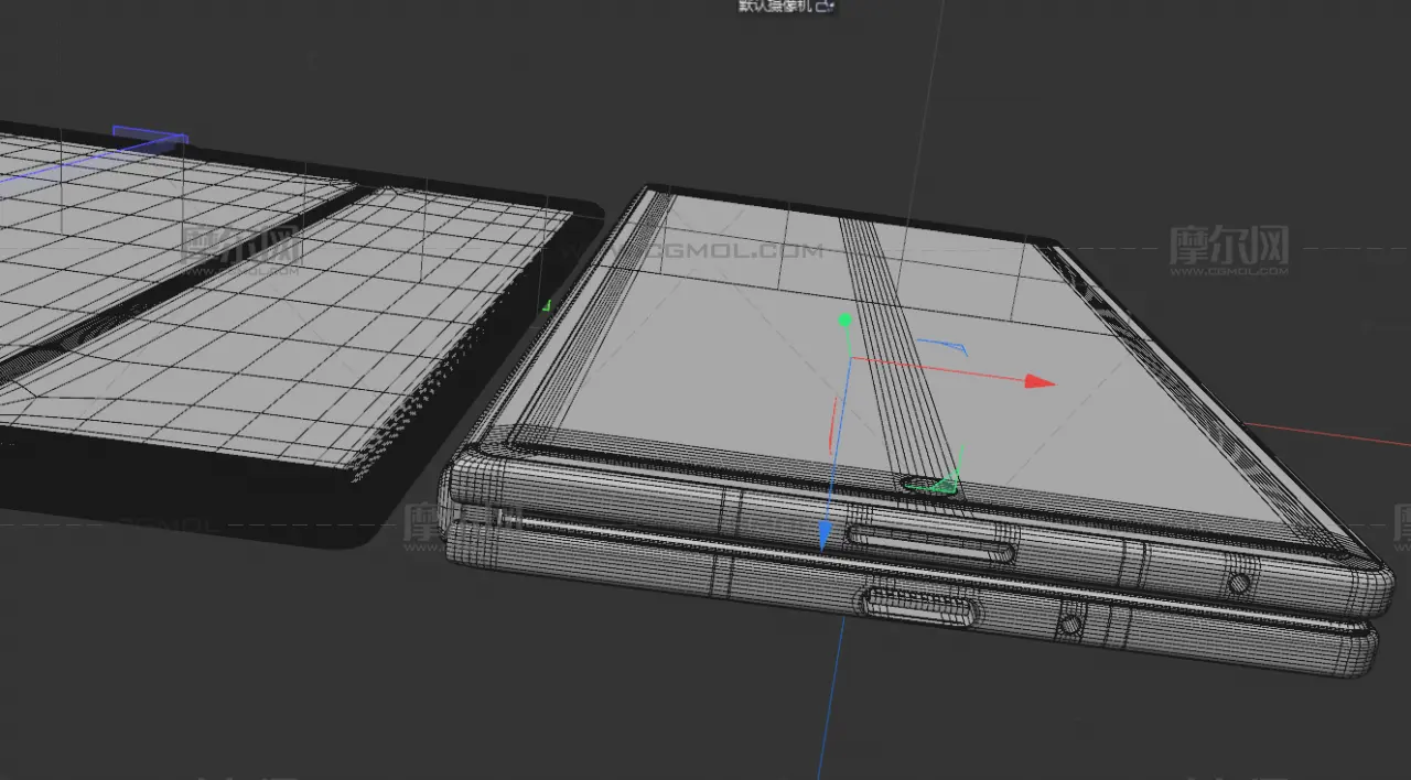 三星Galaxy Z Fold8 Ultra手机外观c4d,keyshot模型