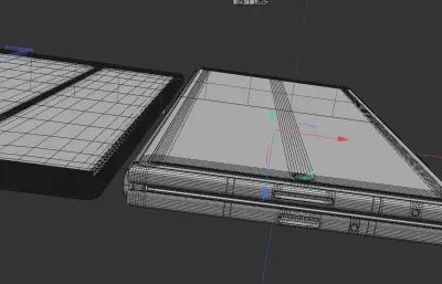 三星Galaxy Z Fold8 Ultra手机外观c4d,keyshot模型