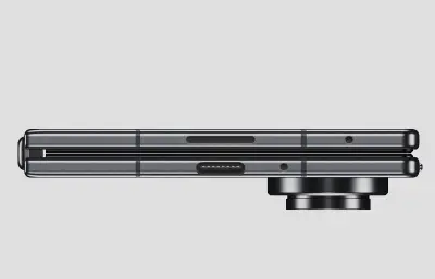 三星Galaxy Z Fold8 Ultra手机外观c4d,keyshot模型