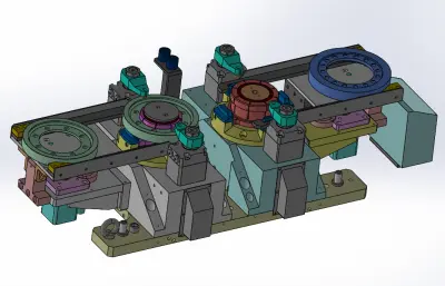 齿轮夹具模型