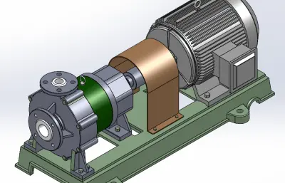 衬里氟塑料合金磁力泵CQB50-32-200FA