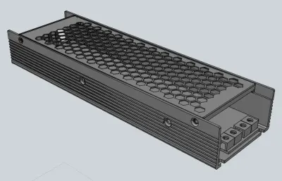 明伟电源HSP-200-3D外壳stp模型