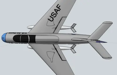 F-84F后掠翼涡轮喷气式飞机