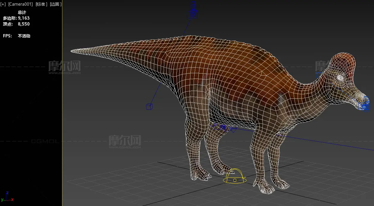 盔龙,冠龙,盔头龙3dmax模型