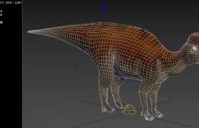 盔龙,冠龙,盔头龙3dmax模型