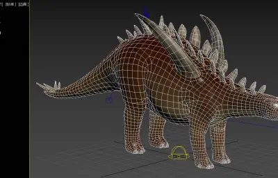 巨棘龙,巨刺龙3dmax模型