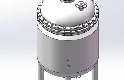 反应釜solidworks模型
