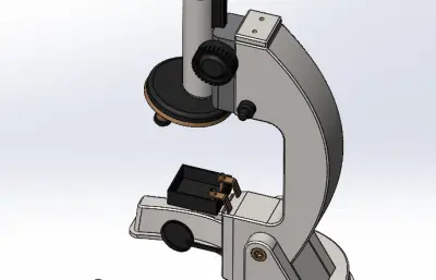 显微镜solidworks模型