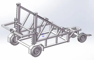 电缆放线车solidworks模型