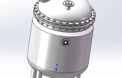 反应釜solidworks模型