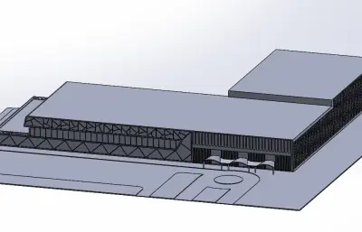 研究中心建筑模型