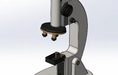 显微镜solidworks模型