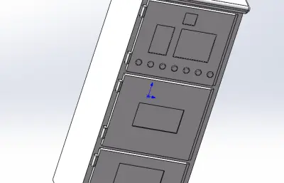 电力柜模型