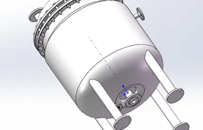 反应釜solidworks模型