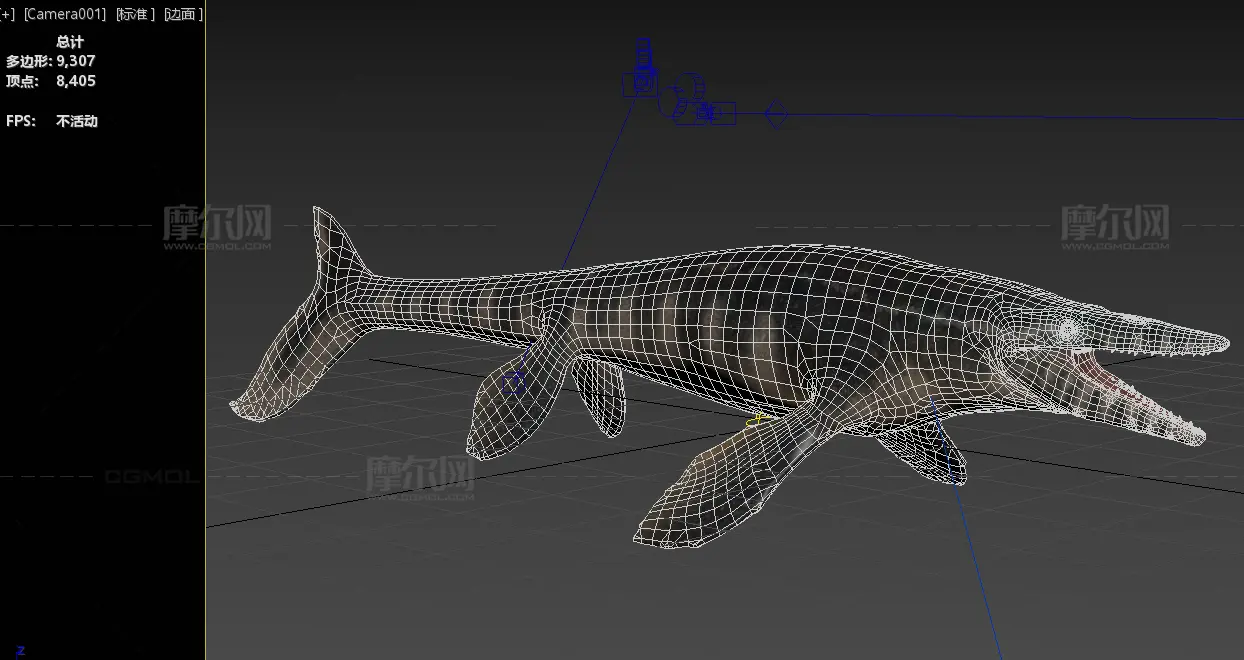 海王龙,沧龙3dmax模型