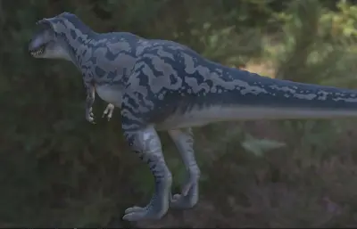 艾伯塔龙,恐龙3dmax模型