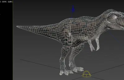 艾伯塔龙,恐龙3dmax模型