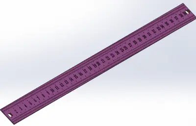 40mm标尺