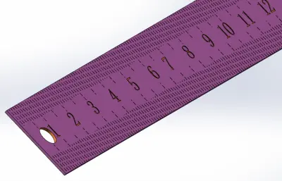 40mm标尺