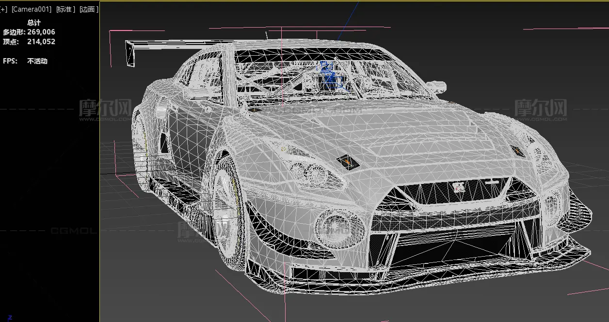 日产GTR赛车3dmax模型