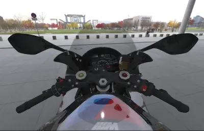 宝马M1000RR摩托车3dmax模型