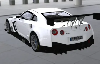 日产GTR赛车3dmax模型