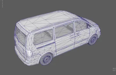 面包车 商务车 mpv 红色汽车