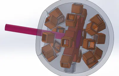 球形电机建模