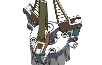 气缸式柔性夹爪