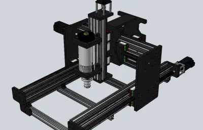 CNC QueenAnt 750x500三轴结构
