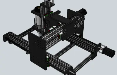 CNC QueenAnt 750x500三轴结构