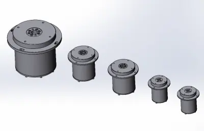 气动分度转台嵌入型 MT-F型