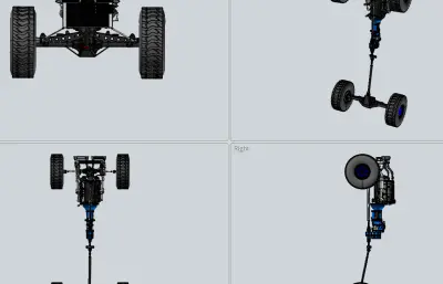 4wd Baja卡车底盘