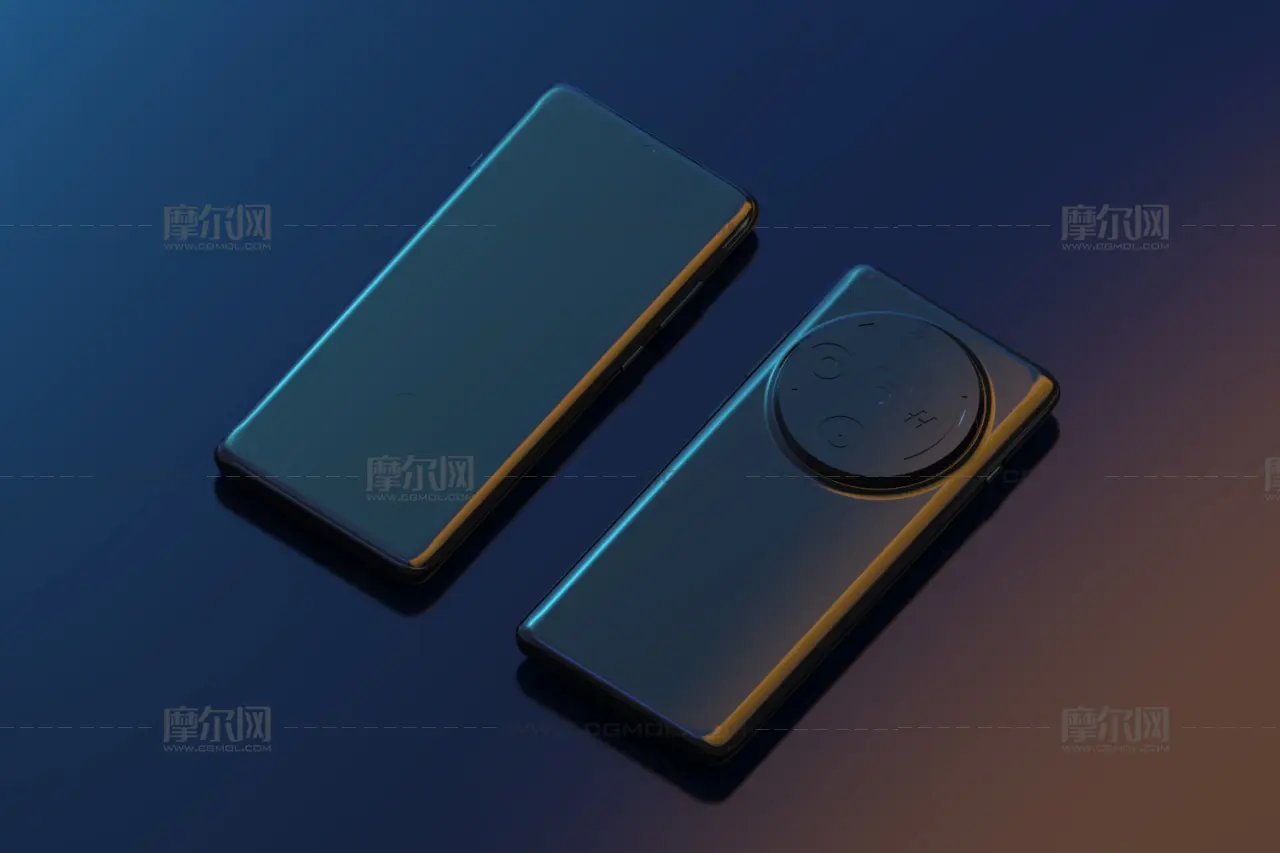 OPPO Find X7 Ultra手机外观模型