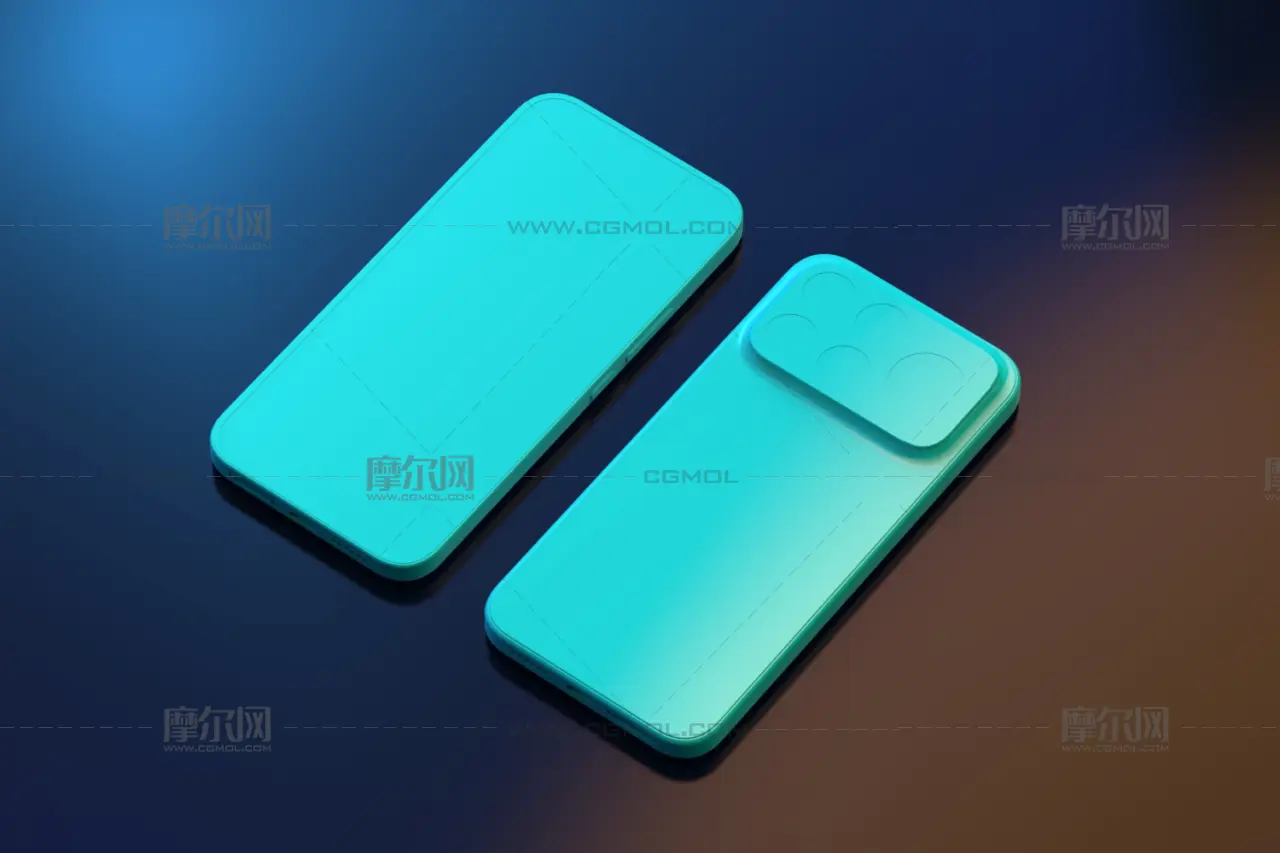 Redmi红米 K100 Pro Max手机外观模型
