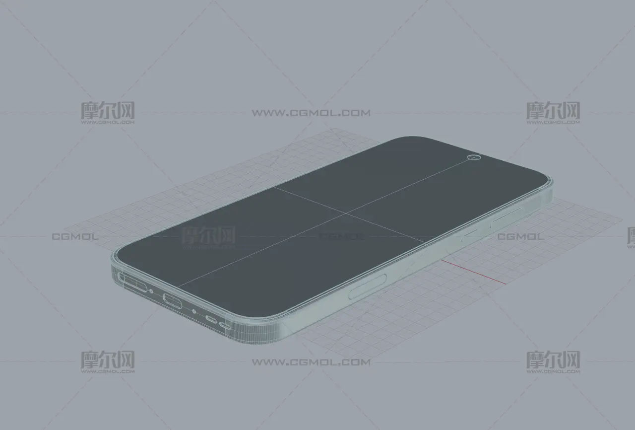 OPPO Find X9 Pro手机外观模型