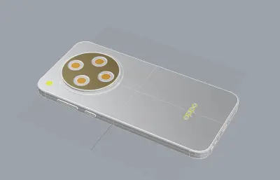 OPPO Find X8手机外观模型