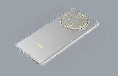 OPPO Find X8 Pro手机外观模型