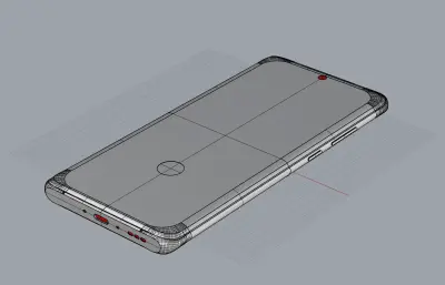 OPPO Find X7 Ultra手机外观模型