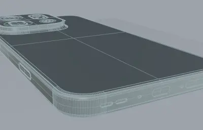 OPPO Find X9 Pro手机外观模型