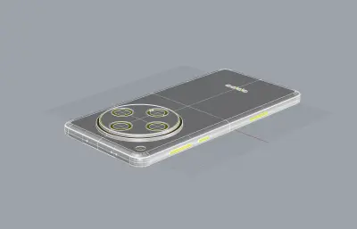 OPPO Find X8 Pro手机外观模型