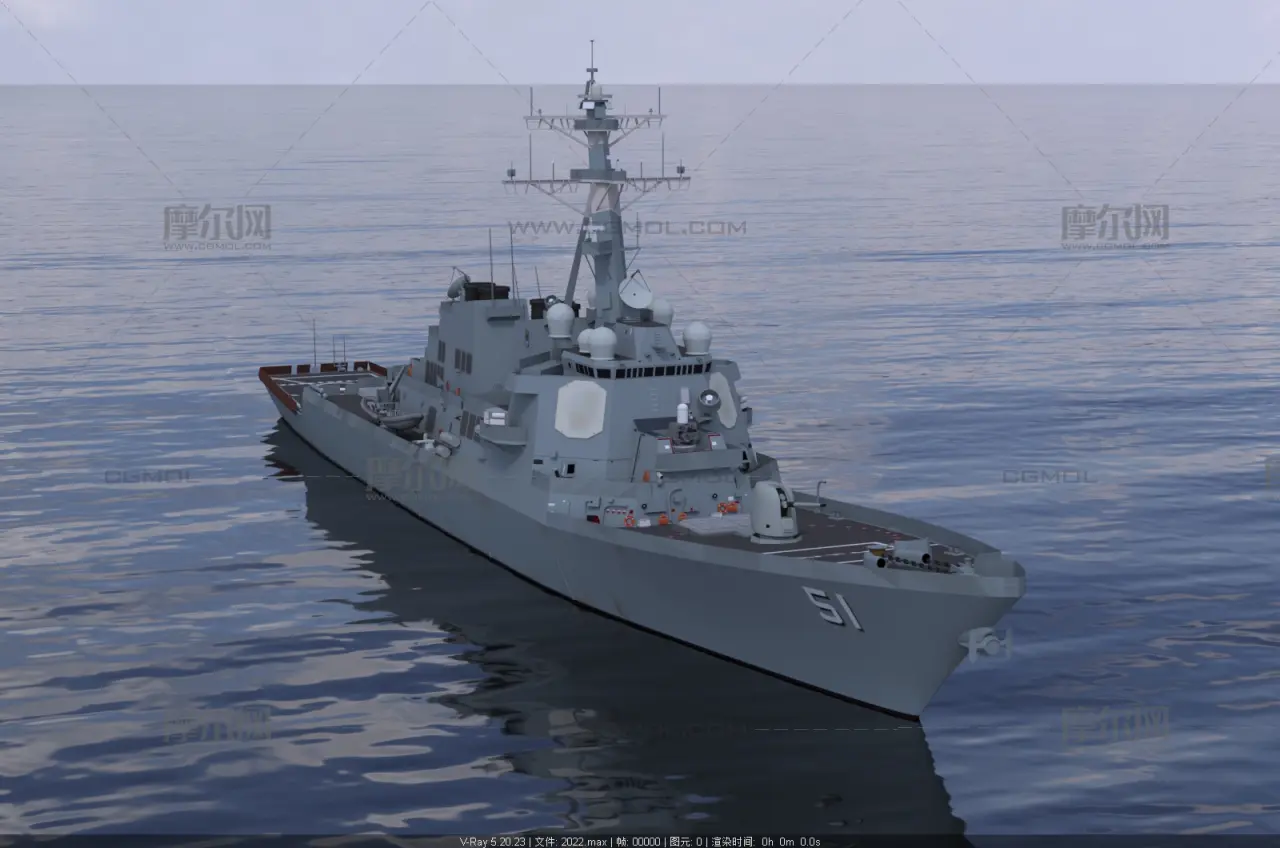 DDG-51阿利·伯克号驱逐舰