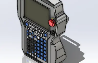 示教器solidworks模型